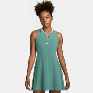 Nike Dri-FIT Advantage-tenniskjole til kvinder - grøn grøn XS (EU 32-34)