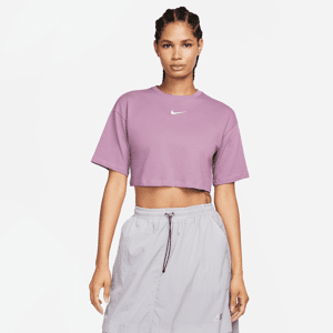 Kort Nike Sportswear-T-shirt til kvinder - lilla lilla XS (EU 32-34)