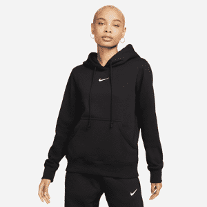 Nike Sportswear Phoenix Fleece-pullover-hættetrøje til kvinder - sort sort XXL (EU 52-54)