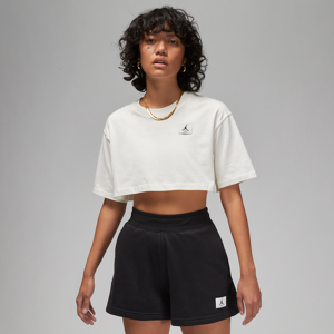 Jordan Sport Cropped-T-shirt til kvinder - hvid hvid XXL (EU 52-54)