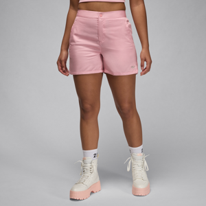 Vævede Jordan-shorts til kvinder - Pink Pink XS (EU 32-34)