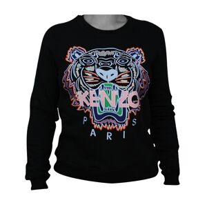 Kenzo Tiger Womans Sweatshirt Black/Light Pink S (Stop Beauty Waste)
