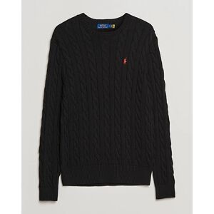 Polo Ralph Lauren Cotton Cable Pullover Black men XXL Sort