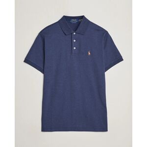 Polo Ralph Lauren Luxury Pima Cotton Polo Spring Navy Heather men XXL Blå