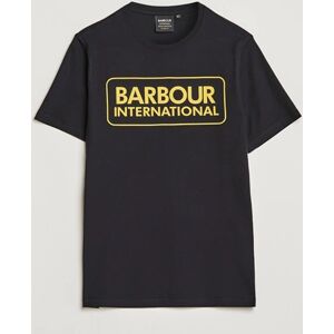 Barbour International Large Logo Crew Neck Tee Black men XL Sort