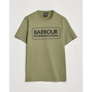 Barbour International Large Logo Crew Neck Tee Light Moss men M Grøn