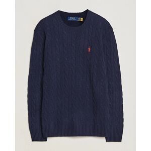 Polo Ralph Lauren Wool/Cashmere Cable Crew Neck Pullover Hunter Navy men XXL Blå