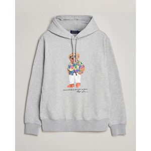 Polo Ralph Lauren Printed Beach Bear Hoodie Andover Heather men XXL Grå