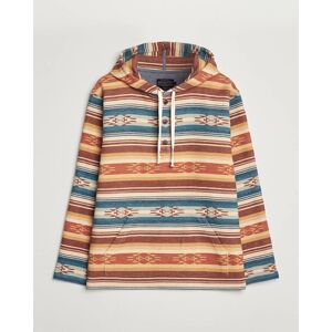 Pendleton Driftwood Hoody Azure/Brown Stripe men S Flerfarvet