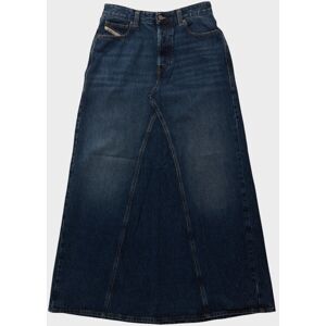 Diesel De-Pago Long Denim Skirt Dark Blue 27