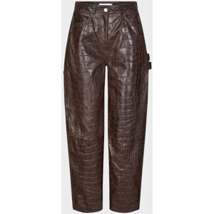 Saks Potts Scarlett Pants Brown Croco S