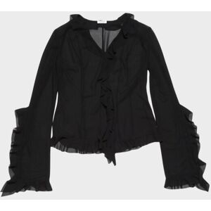 Acne Studios Ruffle Blouse Black 38