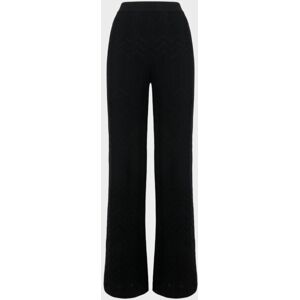 Missoni Zig Zag Knit Trousers Black 42