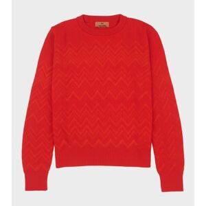 Missoni Zig Zag Knit Sweater Red 40