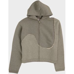 ERL Swirl Zipped Hoodie Grey M