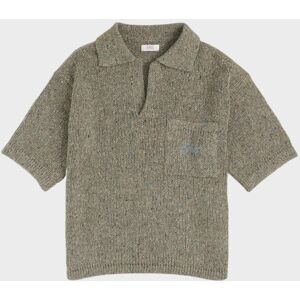 ERL Knit Polo Shirt Grey L