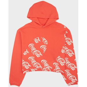 ERL Coca Cola Swirl Hoodie Red L