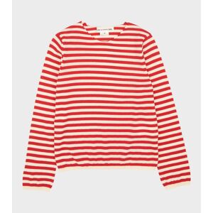 Comme des Garcons Striped Wool Sweater Red L