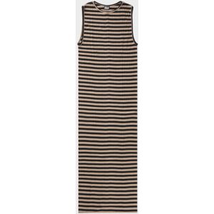 Nørgaard Paa Strøget 101 Tank Rib Dress Black/Camel ONESIZE