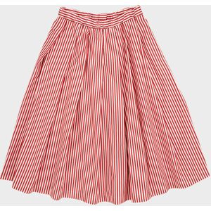 Comme des Garcons Girl Striped Skirt Red/White L