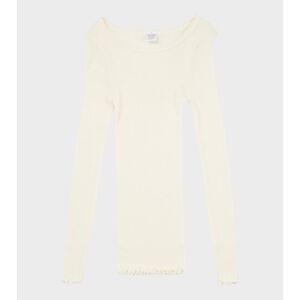 Oscalito L/S Wool Silk Rib Ivory 5