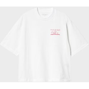 Carhartt WIP W S/S Kainosho T-shirt White/Charm Pink L