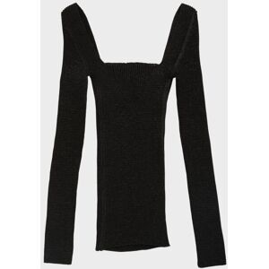 A. Roege Hove Emma Square Neck Top Black XS/S