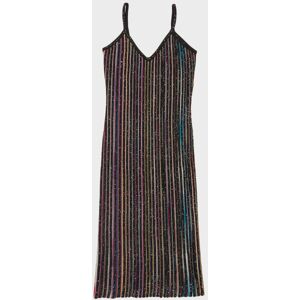 Missoni Sequin Dress Black / Multi Stripes 40