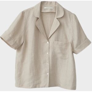 AF Agger Light Linen PJ Shirt Nature 2