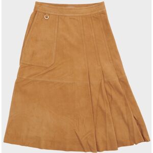 Saks Potts Paisley Skirt Tan S