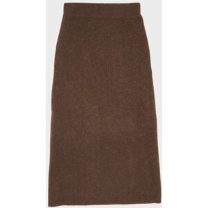 Birrot Knit Skirt Brown 1