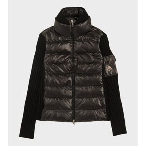 Moncler Rib Knitted Wool Cardigan Tricot Black S