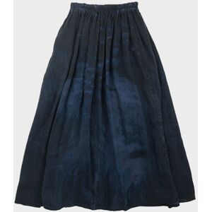 Anntian Wide Skirt Panel Fake Jeans Print Dark ONESIZE