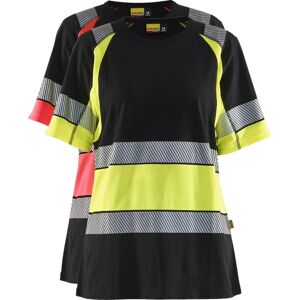 Blåkläder 3410 Dame High Vis T-Shirt / Dame High Vis T-Shirt - 3xl - Sort/high Vis Rød