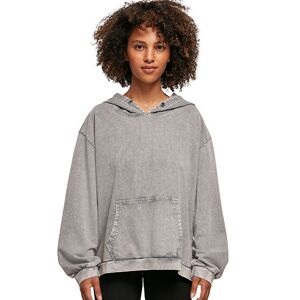 Build Your Brand By194 Ladies´ Acid Washed Oversize Hoody Asphalt 4xl