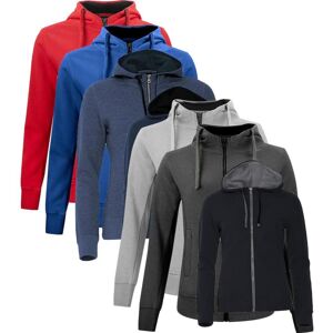 Clique 21045 Classic Hoody Full Zip Ladies / Hættetrøje Rød M