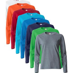 Clique 29034 Basic-T L/s Ladies Hvid Xs