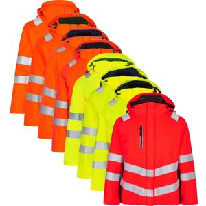 Engel 1943-930 Safety Dame Vinterjakke / Arbejdsjakke Orange/antrazitgrå 3xl