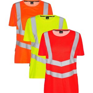 Engel 9542-182 Safety Dame T-Shirt / Arbejds T-Shirt Orange 3xl