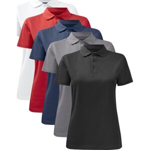 Projob 642041 2041 Poloshirt Dame I Spun-Dyed Polyester Hvid 3xl