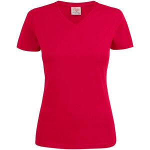 Printer 2264025 Heavy V-Neck Dame Red Xxl