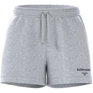 Björn Borg Women's Borg Essential Shorts Light Grey Melange M, Light Grey Melange