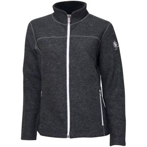 Ivanhoe Women's Beata Full Zip Graphite Marl 34, Graphite Marl