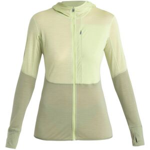 Icebreaker Women Merino 200 Realfleece™ Descender Ls Zip Hoodie Glazen/Lichen/Cb XS, Glazen/Lichen/Cb