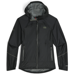 Outdoor Research Women's Helium Rain Jacket Black S, Black