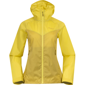 Bergans Women's Microlight Jacket Light Olive Green/Pineapple XS, Light Olive Green/Pineapple