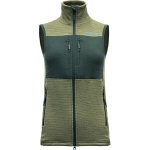 Devold Women's Egga Grid Merino Vest LICHEN/WOODS S, LICHEN/WOODS