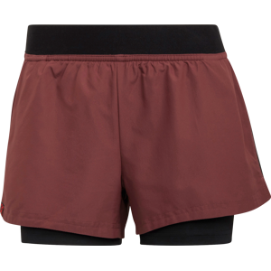 FiveTen Women's Two-in-One Climb Shorts Quiet Crimson/Black 34, Quiet Crimson/Black