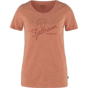 Fjällräven Women's Sunrise T-shirt Rowan Red-Melange XS, Rowan Red-Melange