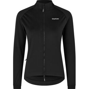 Gripgrab Women's ThermaShell Windproof Winter Jacket Black XL, Black